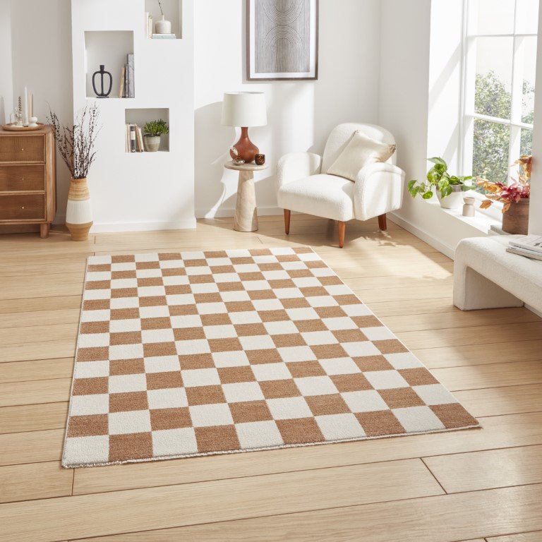 Paulean area rug Machine Woven Rectangle Walnut, Rectangle 60 x 230cm