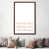 Toile avec cadre en bois brun classique est en rupture de stock