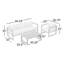 Ensemble de conversation 3 pièces avec coussins Sunbrella® Smith-628885656-615886749