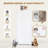 Solid + Manufactured Wood Prefinished Double Barn Door with Installation Hardware Kit-70658614-128730379