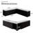 L-shape Storage Bench With Cushioned Seating, For Dining Room, Kitchen, Entryway-1329092072
