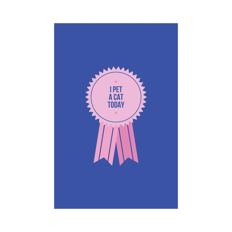I Pet A Cat Today 1PC3, 30.48cm H x 20.32cm W x 1.91cm D