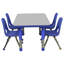 Table rectangulaire d'activités en T avec moulures totales réglables-109512144-109512145-109512143