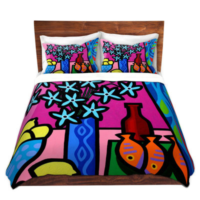 Ensemble de housse de couette en microfibre DiaNoche par John Nolan - Rideau