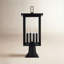 Lampadaire extérieur noir Marshall de 9 pouces