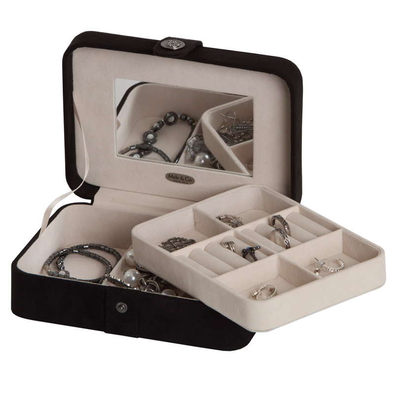 Dawson Travel Case + Mirror, Black