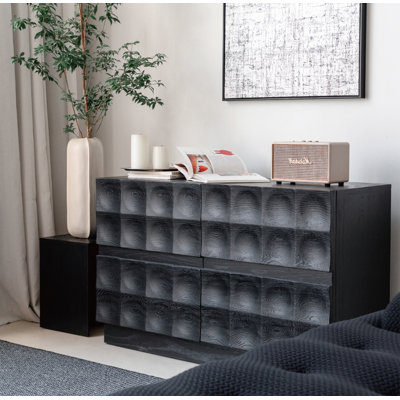 Retro Style Solid Wood Accent Cabinet
