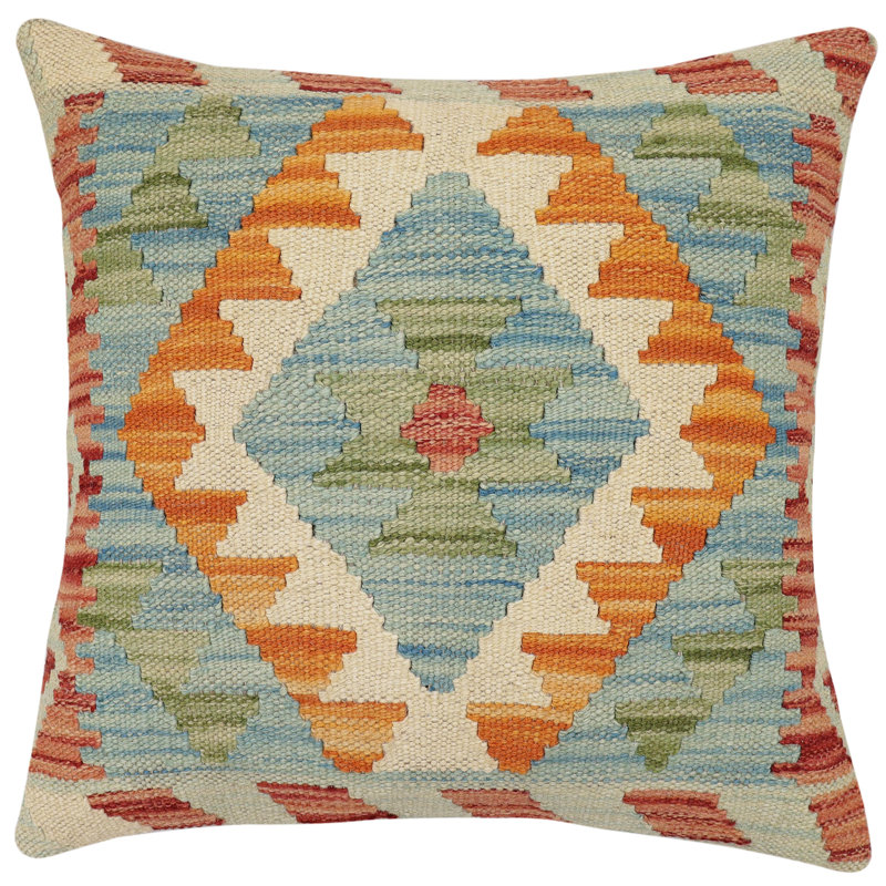 Housse et insert de coussin carré 100% laine