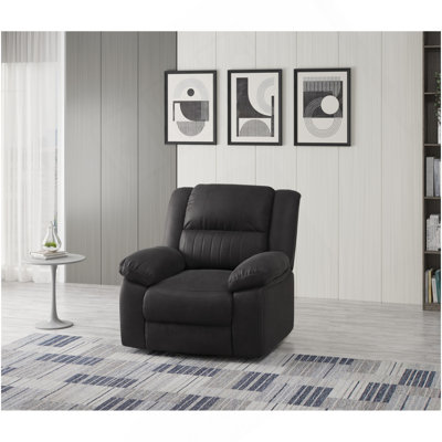 Fauteuil inclinable noir pivotant