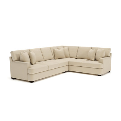 Canapé modulaire de coin large de 125 po Emilio