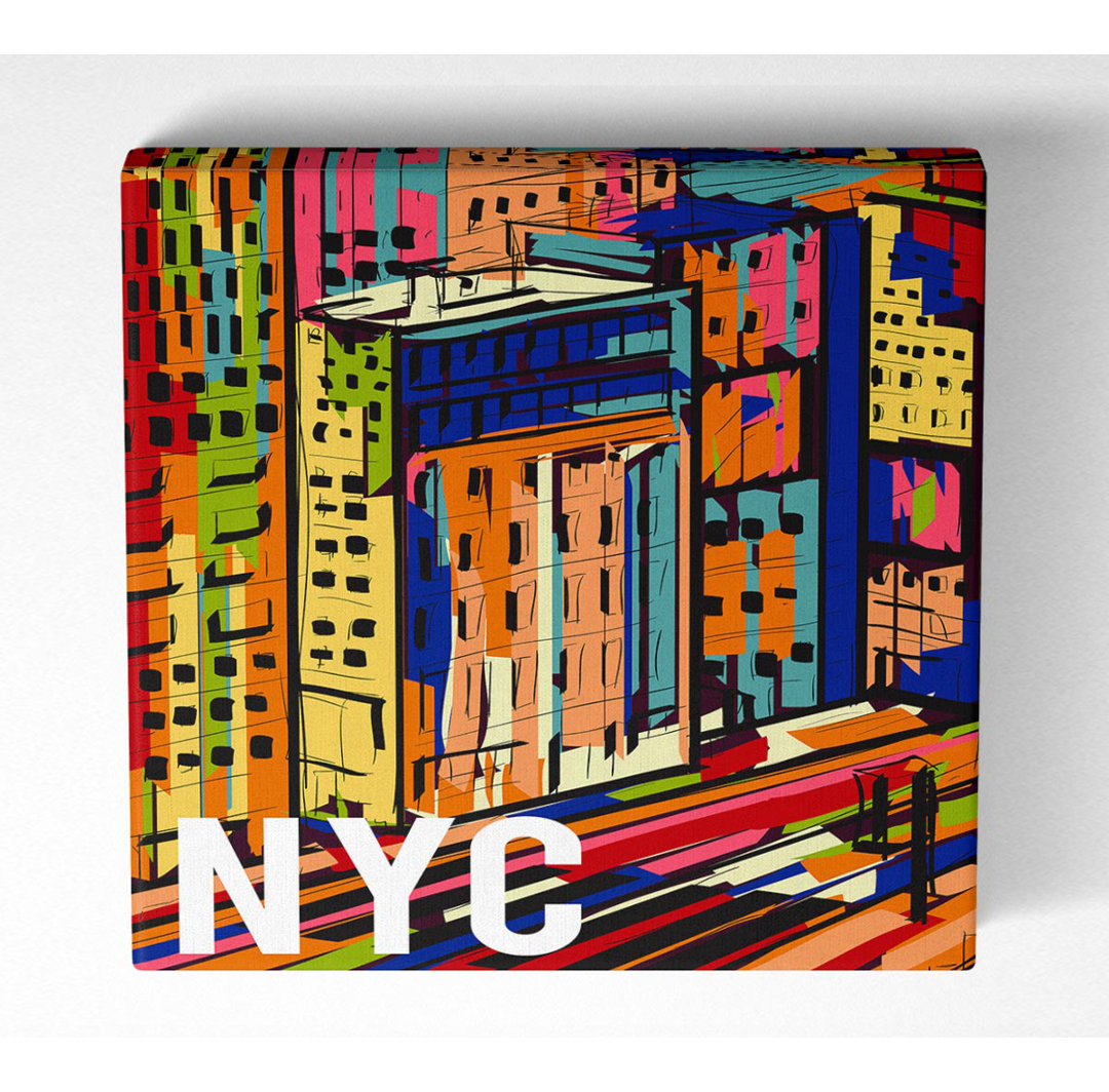 NYC Bunte Stadt - Druck