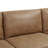 34.50×120.00×90.00 Inch Faux Leather Modular Sectional Sofa, Custom Layout & Detachable Cushions, Faux Leather Couch With Plastic Legs For Living Room Brown