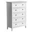 Armoire de rangement à 5 tiroirs et poignée double, structure de 31,5 pouces-409990870
