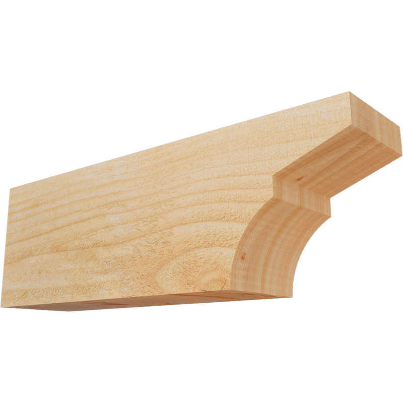 Monterey Rough Sawn Rafter Tail, Douglas Fir, 6"H x 4"W x 18"L
