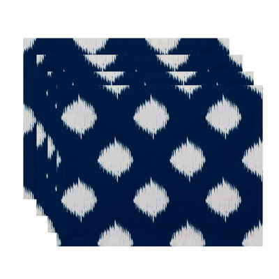 Forsman Polyester Polka Dots Rectangle Placemat