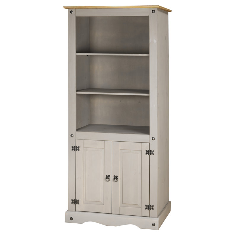 Sessions 180cm H x 82cm W Solid Wood Standard Bookcase
