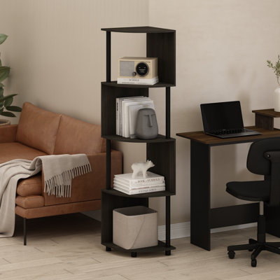 Sharwin 146.56 cm H x 36.07 cm W Corner Bookcase