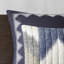 Courtepointe en coton bleu marine pour très grand / très grand lit - 3 pièces, imprimé cassé, 2 taies décoratives, revers uni avec imprimé, revers, comprend des taies décoratives-121299438