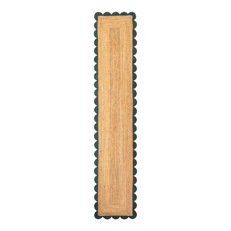 Cosner Hand Braided Area Rug, Runner 3'3" x 16'1"