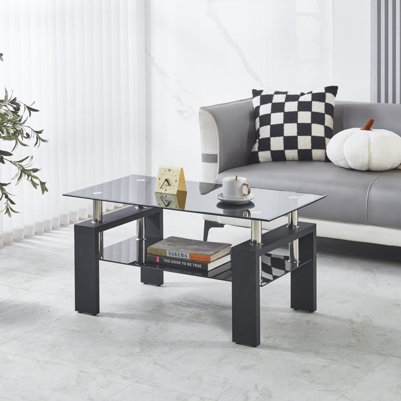 Table basse Valenra, Noir