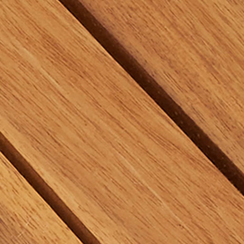 Carreaux de terrasse Felker vidaXL, 11,8 po x 11,8 po, bois d'acacia massif, résistant aux intempéries