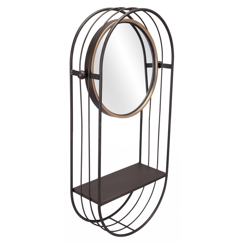 Gurganious Mirror with Shelves