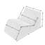 Chaise longue en chenille moderne sans assemblage-1545969123