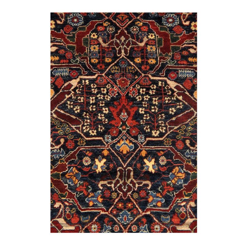 One-of-a-Kind Rectangle 4' x 6' Hand Knotted Area Rug