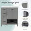 Meuble-lavabo en bois avec lavabo-129226188