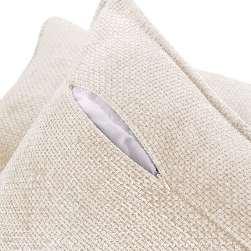 Coussins en chenille Austin Horn Classics, Naturel