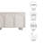 Flux Arched 3-Door Sideboard In White Wash