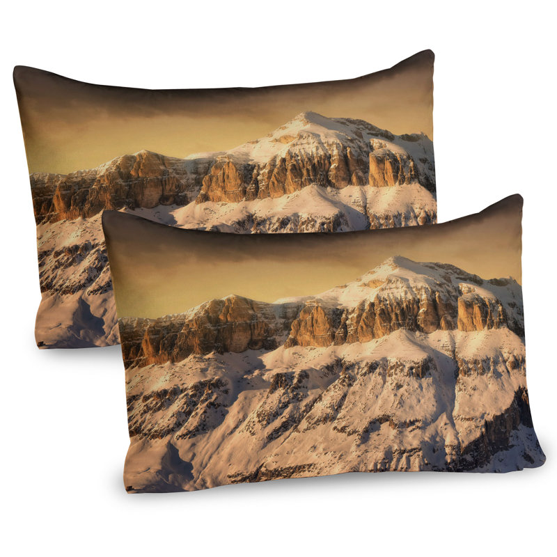 Ensemble de 2 taies décoratives Ambesonne Winter, H 20 po x l 26 po