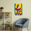 Vibrant Stylized Woman Abstract Bold Colorful Wall Art Print-953808461