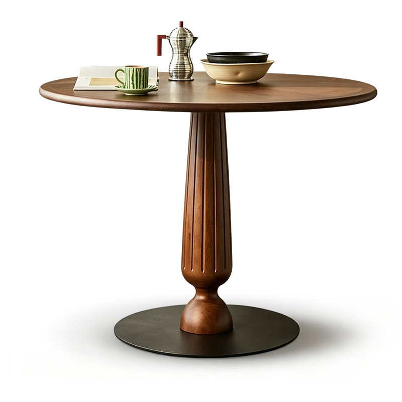 Table de salle à manger ronde, H 29,53 po x L 31,50 po x l 31,50 po