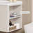 Cream style vanitie bathroom cabinet