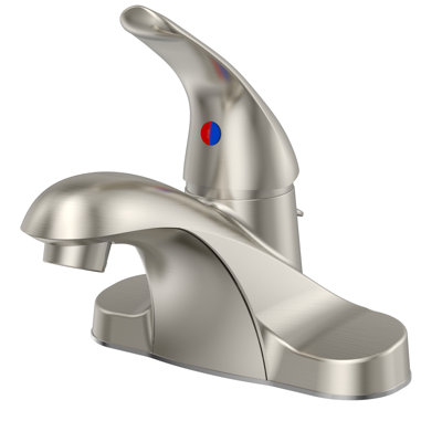 Centerset Single-handle Bathroom Faucet with Drain Assembly