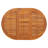 vidaXL Folding Patio Table, Oval Drop Leaf Table, Solid Acacia Wood, 51.2''x35.4''x28.3''