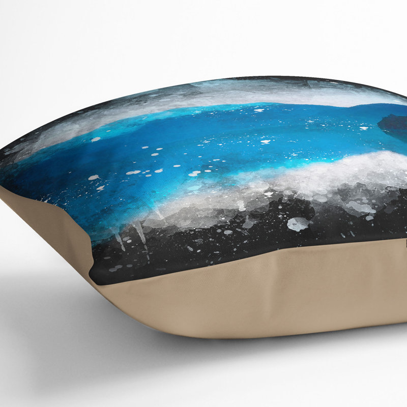 Square Throw Cushion, Stone, 55cm H x 55cm W x 20cm D