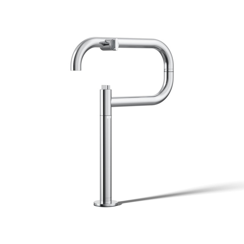 Components® Deck-Mount Pot Filler, Polished Chrome