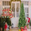 Arbre de Noël artificiel classique 4 pi, 636 pointes PE + PVC, branches articulées réalistes, base en métal stable-1649576561-1649576566