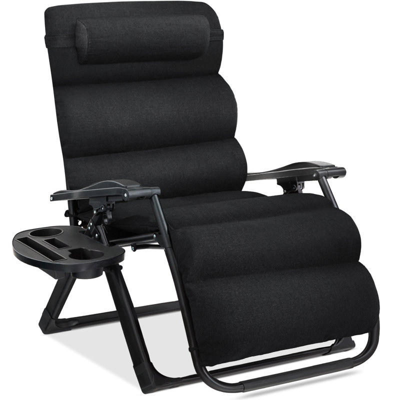 Rodriga Folding Zero Gravity Chair, Onyx Black