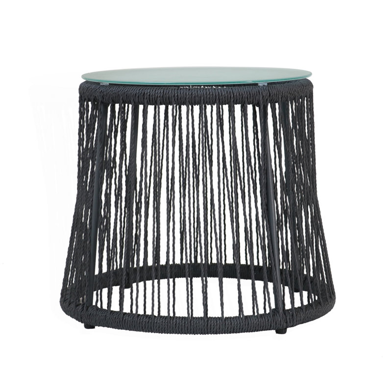 Boho Style Side Table, Living Room End Table