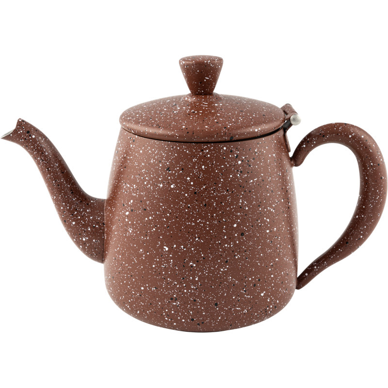 Grunwerg Café Olé Stainless Steel Dots, Red, 0.99 L
