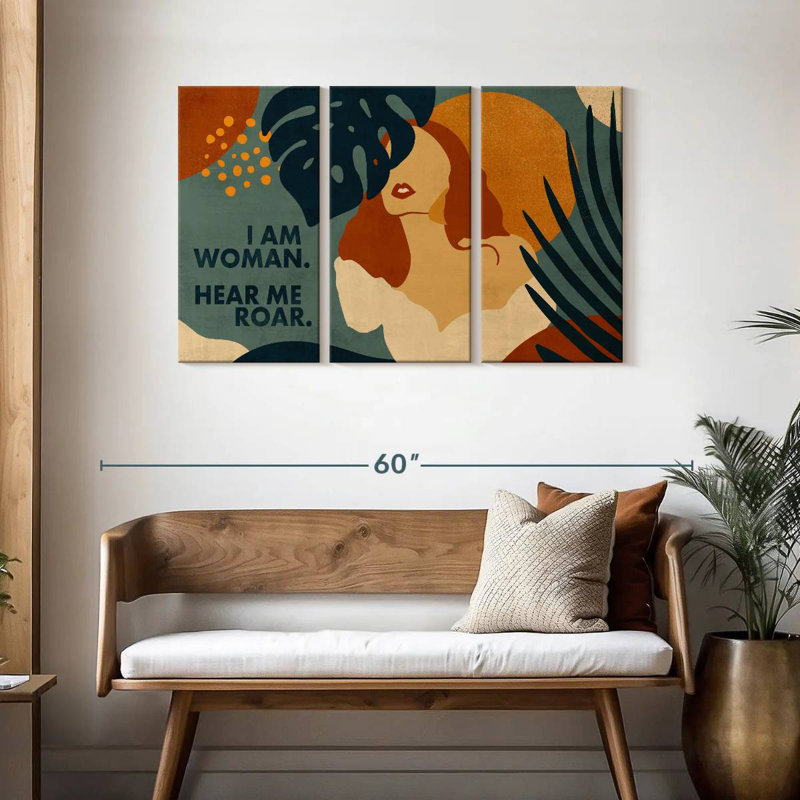 Khyia I Am Woman, 28" H x 45" W