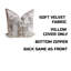Housse de coussin en polyester 