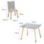 3 Piece Rectangular Activity Table Chair Set-79821020