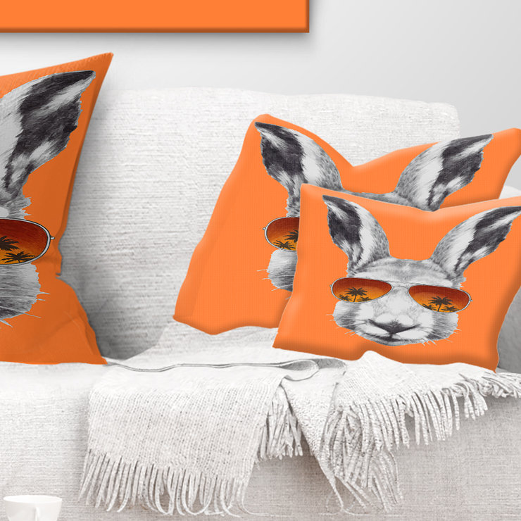 Coussin lombaire en lapin animal