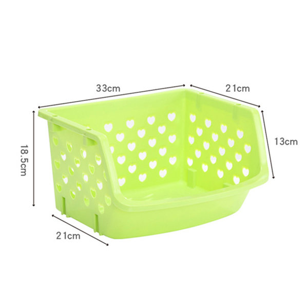 Prep & Savour Vegetable Food Plastic Storage Basket