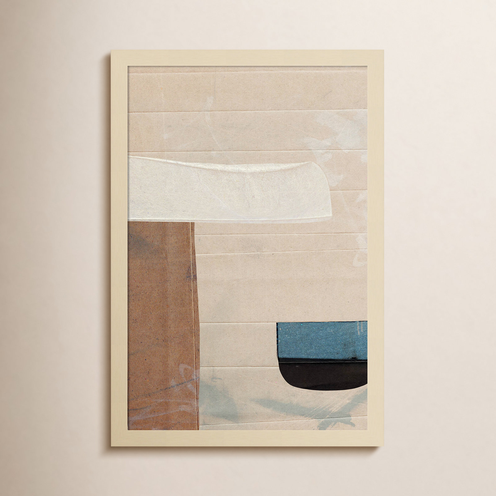 Cleve "Sauna Serenity" Print by Dan Hobday, Brown, 21" H x 15" W