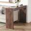 Table de bar 50 po avec tiroirs doubles - grain de bois de noyer